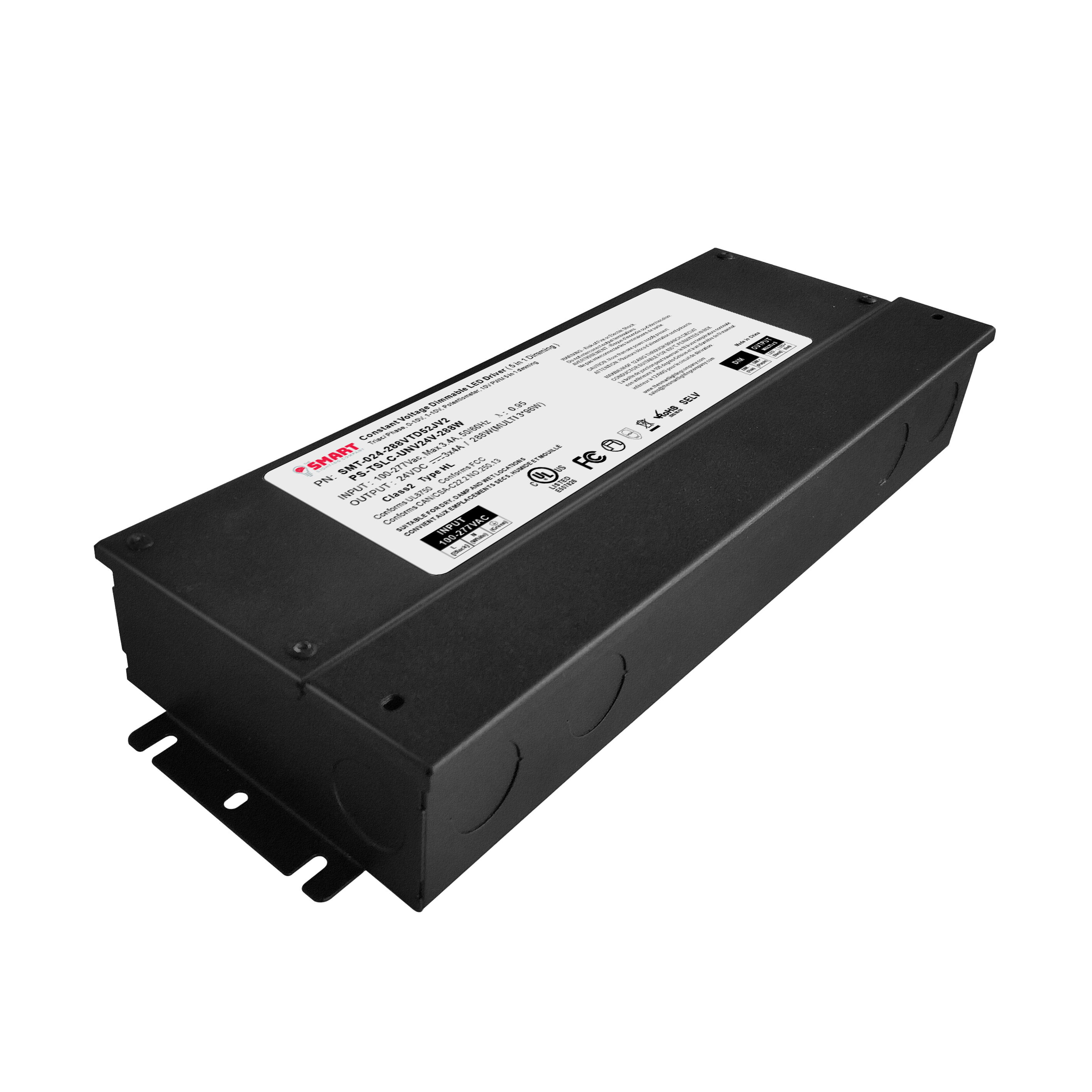 288W (96x3) 24v Dimmable Driver-image